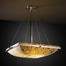 Justice Design Group ALR-9791-25-MBLK-LED-3000 - 18" Square Pendant Bowl w/ Ring