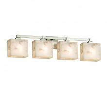 Justice Design Group ALR-8434-55-NCKL - Regency 4-Light Bath Bar