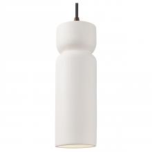 Justice Design Group CER-6510-BIS-DBRZ-BKCD-LED1-700 - Tall Hourglass LED Pendant