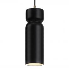 Justice Design Group CER-6510-CRB-ABRS-BKCD - Tall Hourglass Pendant