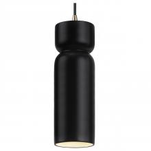 Justice Design Group CER-6510-CRB-ABRS-BKCD-LED1-700 - Tall Hourglass LED Pendant