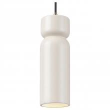 Justice Design Group CER-6510-MAT-ABRS-BKCD-LED1-700 - Tall Hourglass LED Pendant