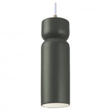 Justice Design Group CER-6510-PWGN-ABRS-WTCD-LED1-700 - Tall Hourglass LED Pendant