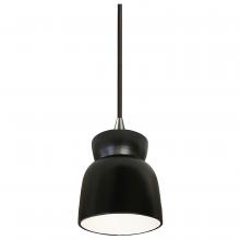 Justice Design Group CER-6515-CRB-NCKL-BKCD-LED1-700 - Large Hourglass LED Pendant