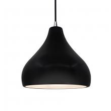 Justice Design Group CER-6563-CRB-NCKL-BKCD-LED1-700 - Medium Droplet LED Pendant