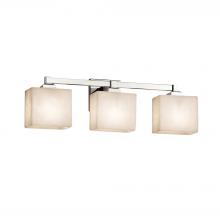 Justice Design Group CLD-8433-55-CROM - Regency 3-Light Bath Bar