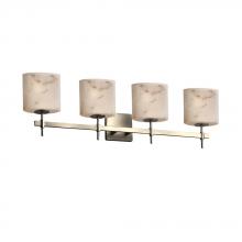 Justice Design Group FAL-8414-30-NCKL - Union 4-Light Bath Bar