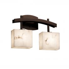 Justice Design Group FAL-8592-55-DBRZ - Archway 2-Light Bath Bar