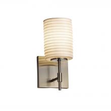 Justice Design Group POR-8411-10-SAWT-NCKL - Union 1-Light Wall Sconce (Short)