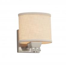 Justice Design Group FAB-8471-30-CREM-NCKL - Ardent 1-Light Wall Sconce