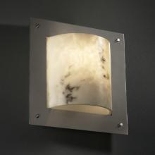 Justice Design Group FAL-5561-MBLK-LED-1000 - Framed Square 4-Sided Wall Sconce (ADA)