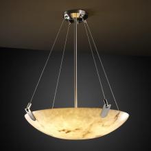 Justice Design Group FAL-9627-25-NCKL-LED-6000 - 48" Pendant Bowl w/ U-Clips