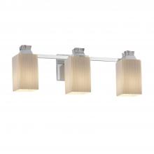 Justice Design Group FSN-8473-15-RBON-CROM - Ardent 3-Light Bath Bar