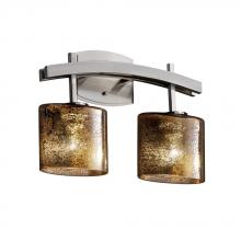 Justice Design Group FSN-8592-15-OPAL-NCKL - Archway 2-Light Bath Bar