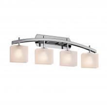 Justice Design Group FSN-8594-55-FRCR-CROM - Archway 4-Light Bath Bar