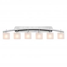 Justice Design Group FSN-8596-30-FRCR-CROM - Archway 6-Light Bath Bar