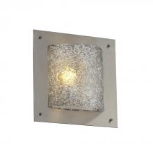 Justice Design Group GLA-5561-LACE-MBLK-LED-1000 - Framed Square 4-Sided Wall Sconce (ADA)