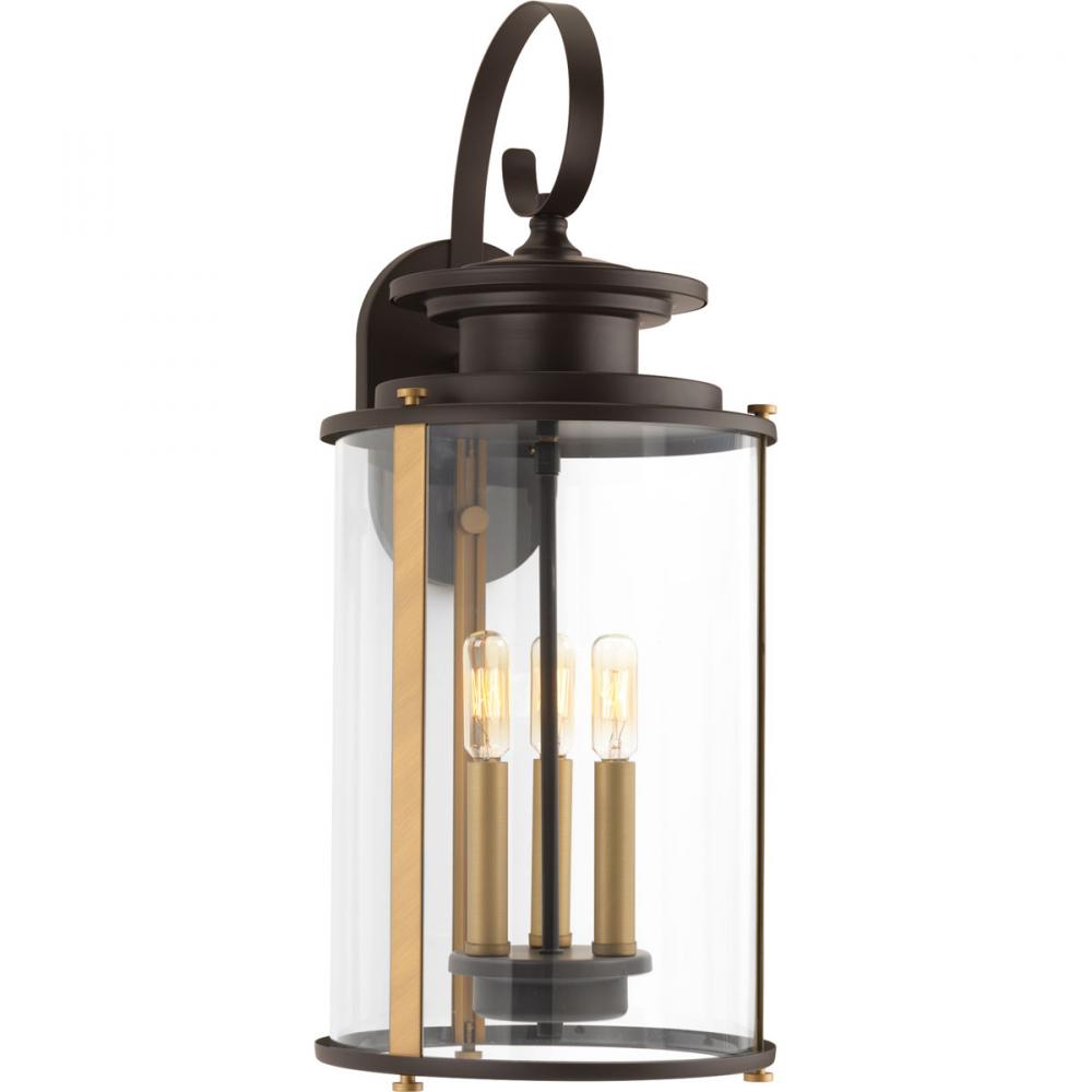 Squire Collection Three-Light Large Wall Lantern