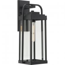 Progress P560287-031 - Walcott One-Light Textured Black Modern Farmhouse Outdoor Large Wall Lantern