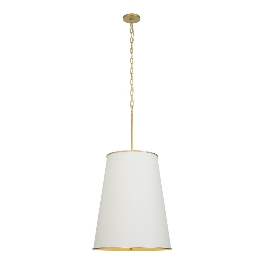 Coco 9-Lt Foyer - Matte White/French Gold