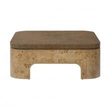 Varaluz 514TA44A - McKinney Coffee Table - Mushroom Oak/Mappa Burl