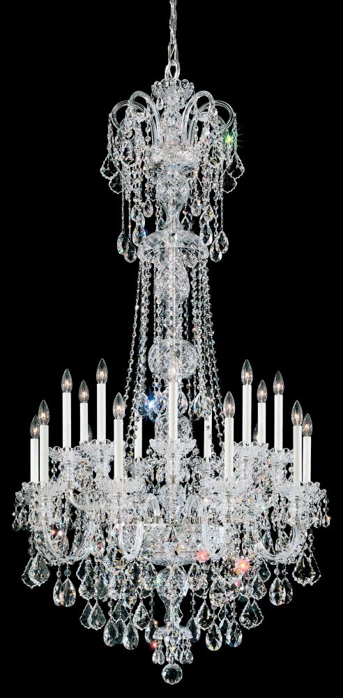 Olde World 23 Light 120V Chandelier in Aurelia with Radiance Crystal