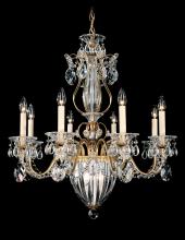 Schonbek 1870 1248-211 - Bagatelle 11 Light 120V Chandelier in Aurelia with Clear Heritage Handcut Crystal