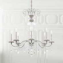 Schonbek 1870 AT1008N-51H - Helenia 8 Light 120V Chandelier in Black with Heritage Handcut Crystal