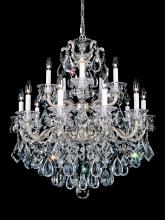 Schonbek 1870 5075-22 - La Scala 15 Light 120V Chandelier in Heirloom Gold with Heritage Handcut Crystal