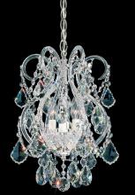 Schonbek 1870 6809-211R - Olde World 4 Light 120V Mini Pendant in Aurelia with Radiance Crystal