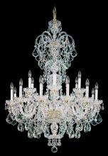 Schonbek 1870 6815-211R - Olde World 23 Light 120V Chandelier in Aurelia with Radiance Crystal