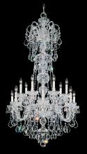 Schonbek 1870 6817-211R - Olde World 14 Light 120V Chandelier in Aurelia with Radiance Crystal