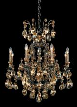 Schonbek 1870 3771-51 - Renaissance 9 Light 120V Chandelier in Black with Heritage Handcut Crystal