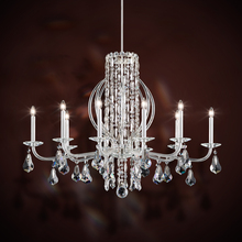 Schonbek 1870 RS8310N-06R - Siena 10 Light 120V Chandelier in White with Radiance Crystal