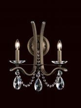 Schonbek 1870 VA8332N-22R - Vesca 2 Light 120V Wall Sconce in Heirloom Gold with Radiance Crystal