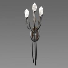 Schonbek 1870 S2428-47OH - Secret Garden 27in LED 3500K 120V-277V Wall Sconce in Antique Pewter with Optic Haze Quartz