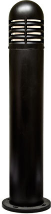 Fiberglass Bollard Medium Base 25 Watt Amber LED 120-277 Volts