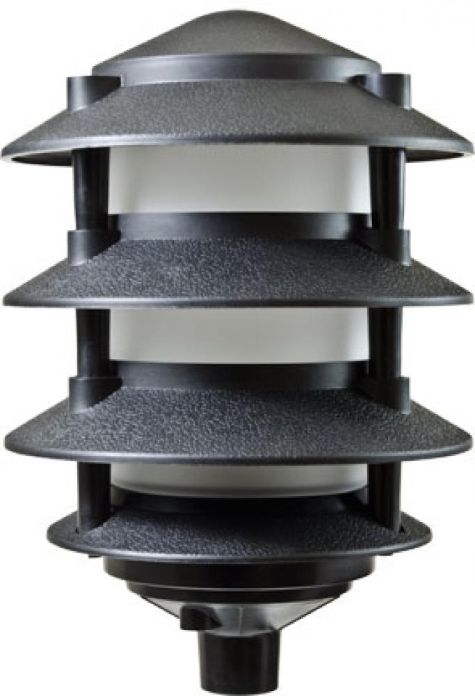 PAGODA FIX 4 TIER 6" TOP 1/2" BASE INCAND 120V