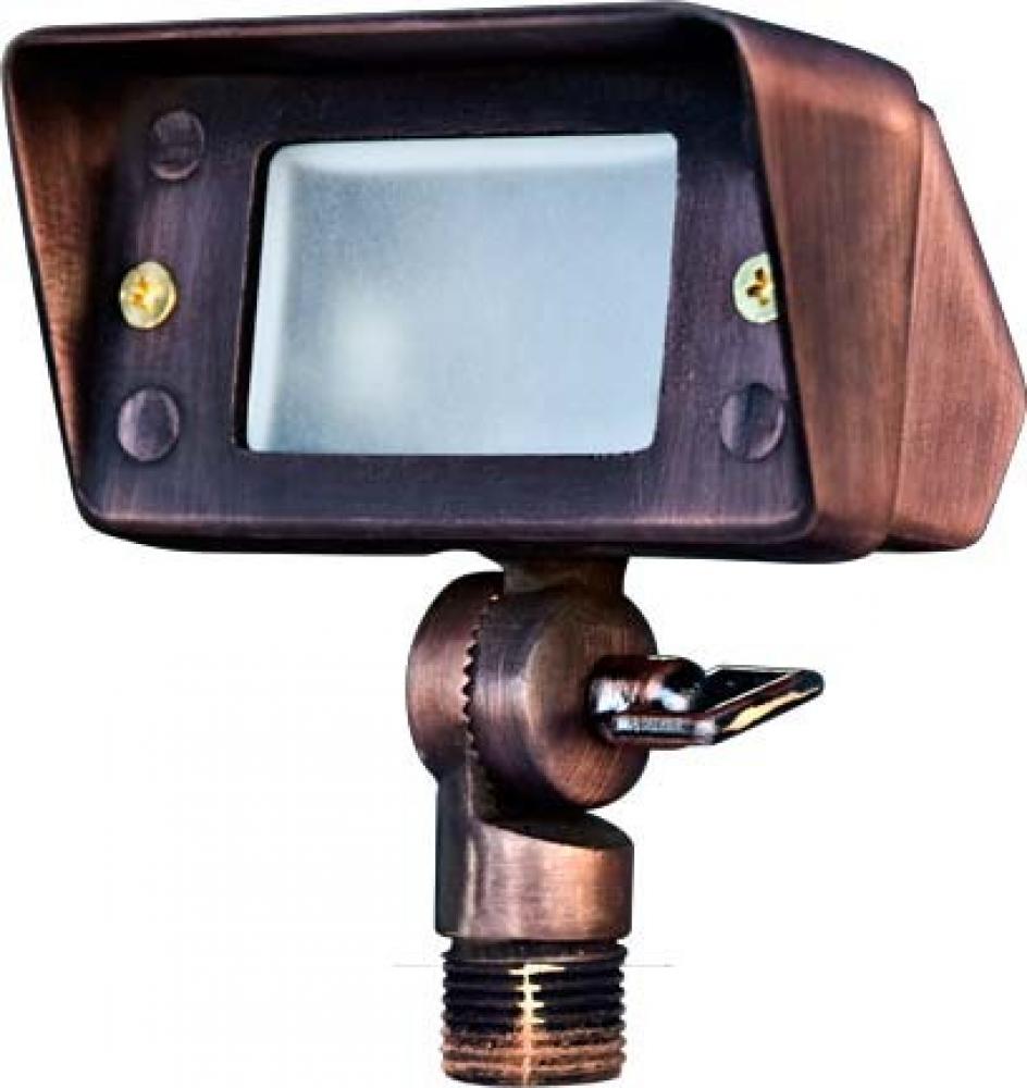 CAST BRASS MINI FLOOD LIGHT 20W JC 12V