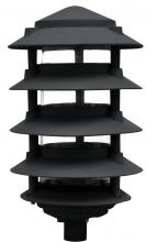 Dabmar D5566-B - PAGODA FIX 5 TIER 6"TOP 3"BASE INCAND 120V