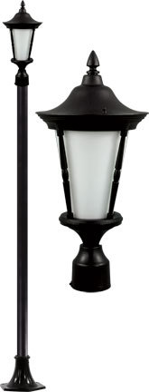 Dabmar GM1101-LED16-B - GABRIELLA POST LIGHT FIX LED 16W 120V