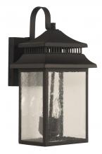 Craftmade ZA3124-DBG - Crossbend 3 Light Large Outdoor Wall Lantern in Dark Bronze Gilded