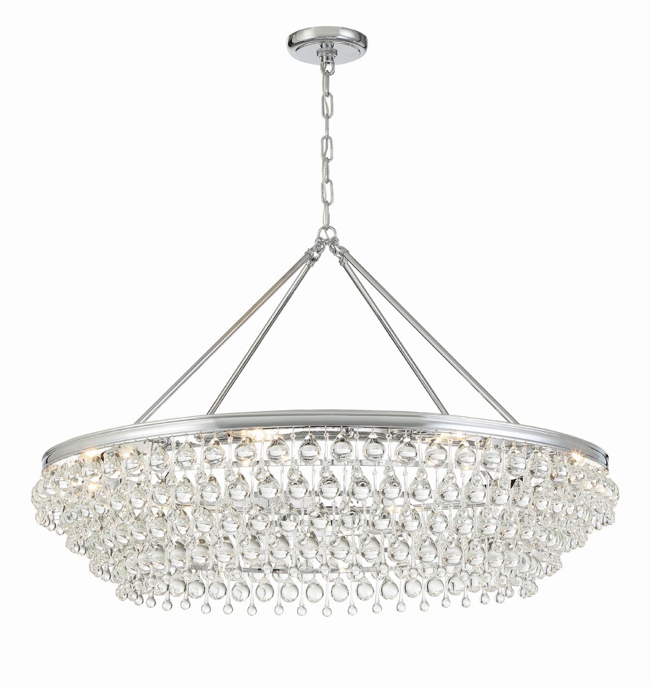 large teardrop chandelier