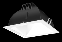 RAB Lighting NDLED4SD-50Y-W-W - RECESSED DOWNLIGHTS 12 LUMENS NDLED4SD 4 INCH SQUARE UNIVERSAL DIMMING 50 DEGREE BEAM SPREAD 3000K