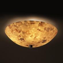 Justice Design Group ALR-9671-35-MBLK - 18" Semi-Flush Bowl w/ GU24-LED Lamping