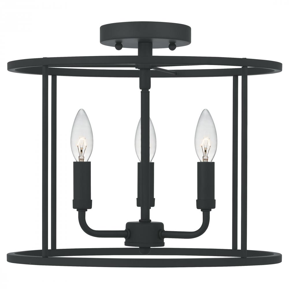 Abner Semi-Flush Mount (WJWP)