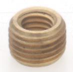 Brass Reducing Bushing; Unfinished; 1/8 M x 8/32 F