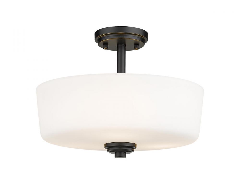 3 Light Semi Flush Mount