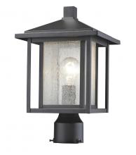 Z-Lite 554PHM-BK - 1 Light Outdoor Post Mount Fixture