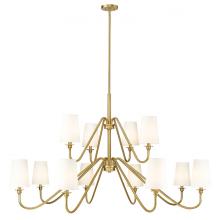 Z-Lite 7509-12-60MGLD - 12 Light Chandelier